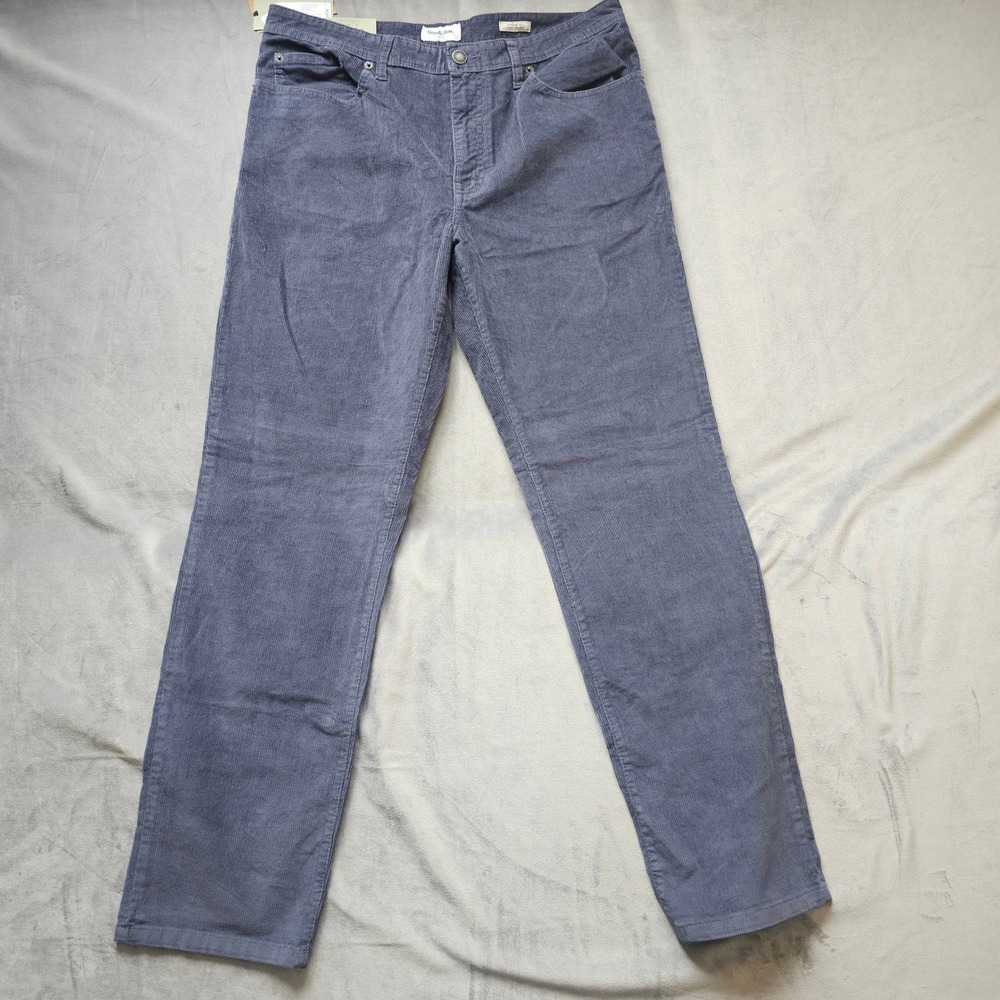 Goodfellow & Co Mens Straight Fit Corduroy 5-Pocket Pants Slate Gray 36x34 NWT